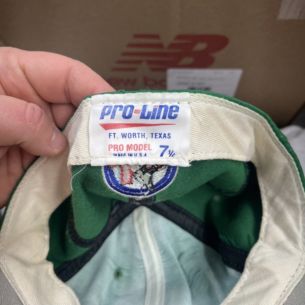 Mobile Bay Sharks Hat Baseball Cap Fitted 7 1/4 1994-1995 MiLB Minors Pro-Line - Picture 12 of 12